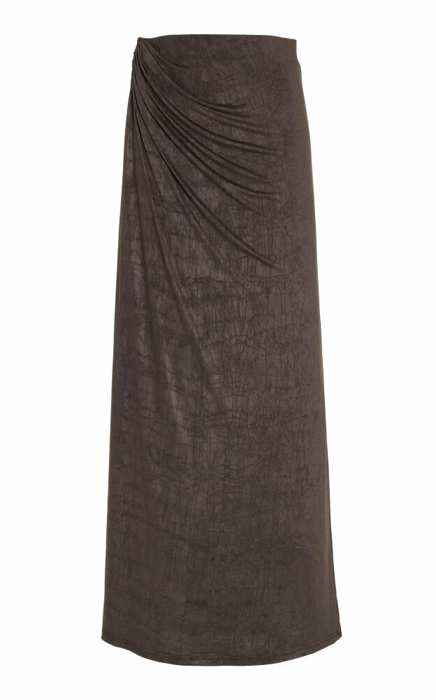 Significant Other - Priya Draped Crepe Maxi Skirt - Black Cover