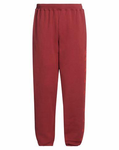 Aries Man Pants Brick red Cotton Cover