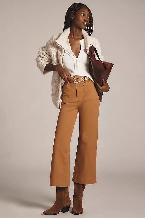 The Colette Cropped Wide-Leg Pants by Maeve: Twill Edition Cover