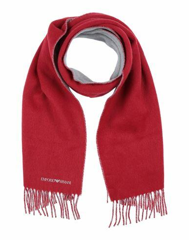 Emporio Armani Woman Scarf Red Cashmere Cover