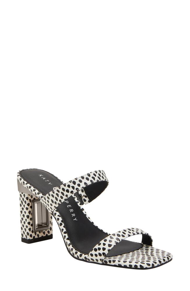 Katy Perry The Hollow Heel Sandal in Black White Multi Cover