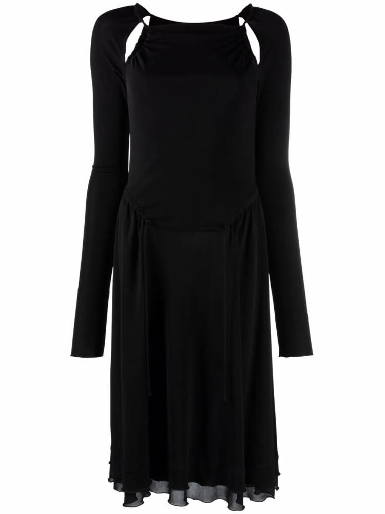 Ferragamo cut-out detailed midi dress - Black Cover