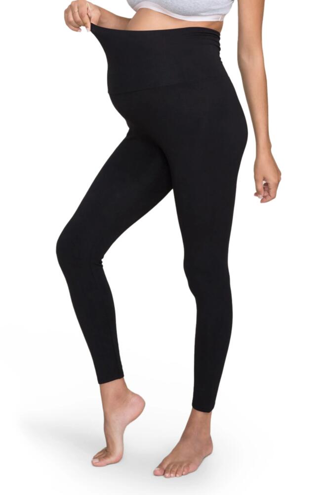 HATCH The Ultrasoft Over The Bump Maternity Leggings in Black Cover