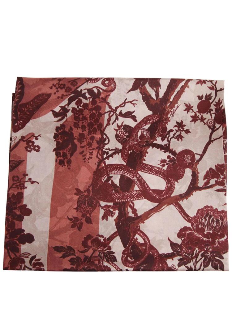 Just Cavalli all-over graphic print scarf - Red Cover