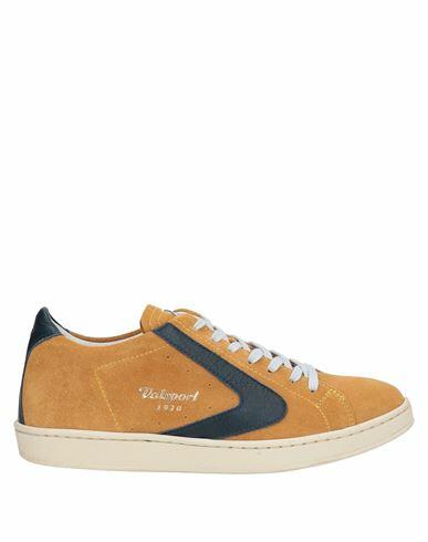 Valsport Man Sneakers Ocher Soft Leather Cover