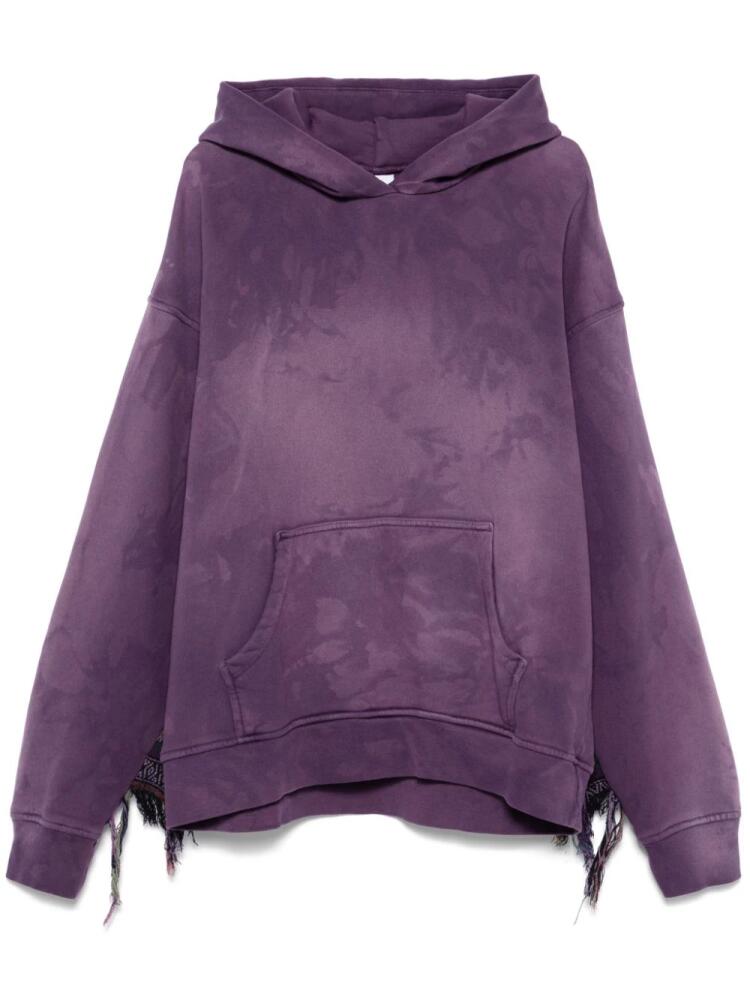 Alchemist fringed hoodie - Purple Cover