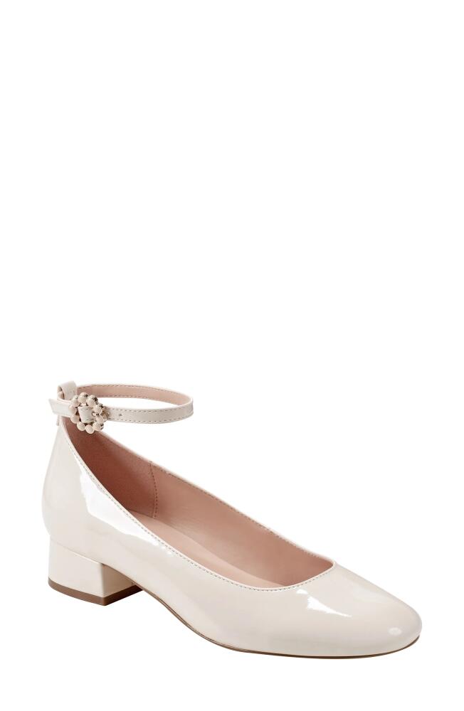 Bandolino Lexy Ankle Strap Pump in Ivory Cover