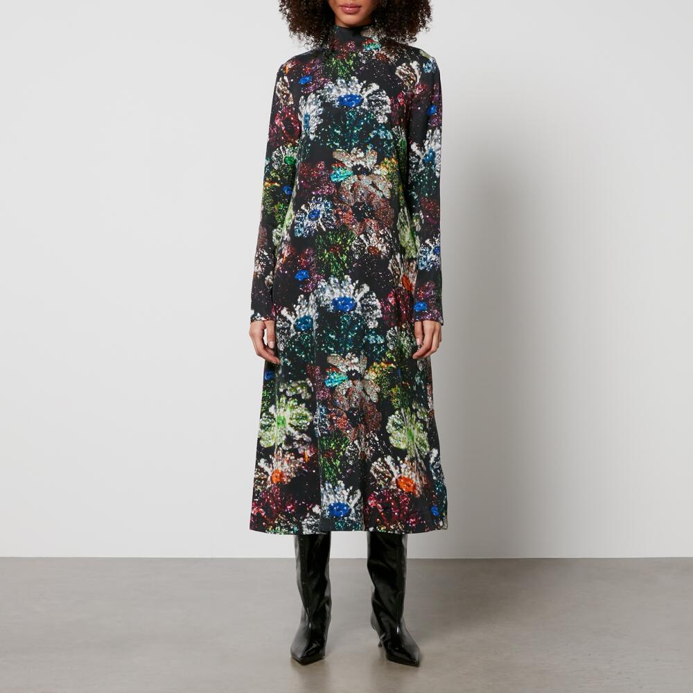 Stine Goya Mille Floral-Print Tencel™-Blend Midi Dress Cover