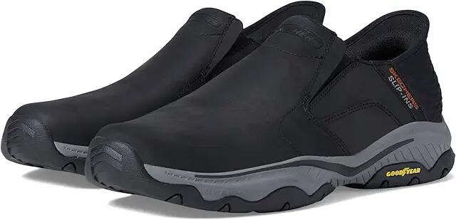 SKECHERS Craster Lanigan Hands Free Slip-Ins (Black) Men's Shoes Cover