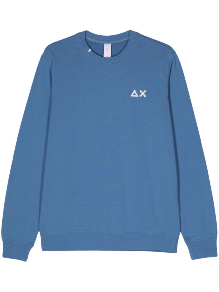 Sun 68 logo-embroidered sweatshirt - Blue Cover