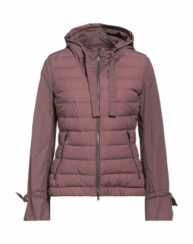 Herno Woman Puffer Cocoa Polyamide, Elastane Cover