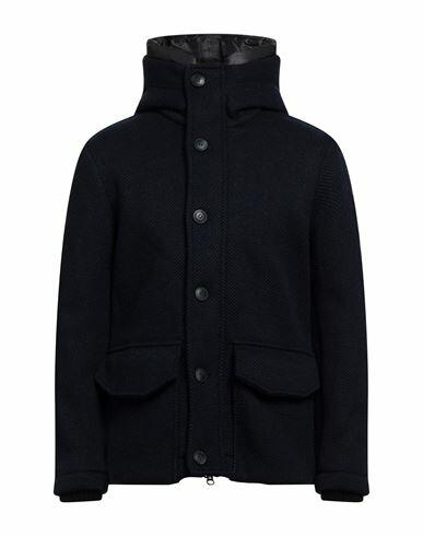 Bomboogie Man Coat Midnight blue Polyester, Virgin Wool, Cotton, Elastane Cover