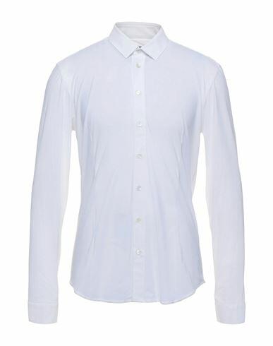 Patrizia Pepe Man Shirt White Polyamide, Elastane Cover