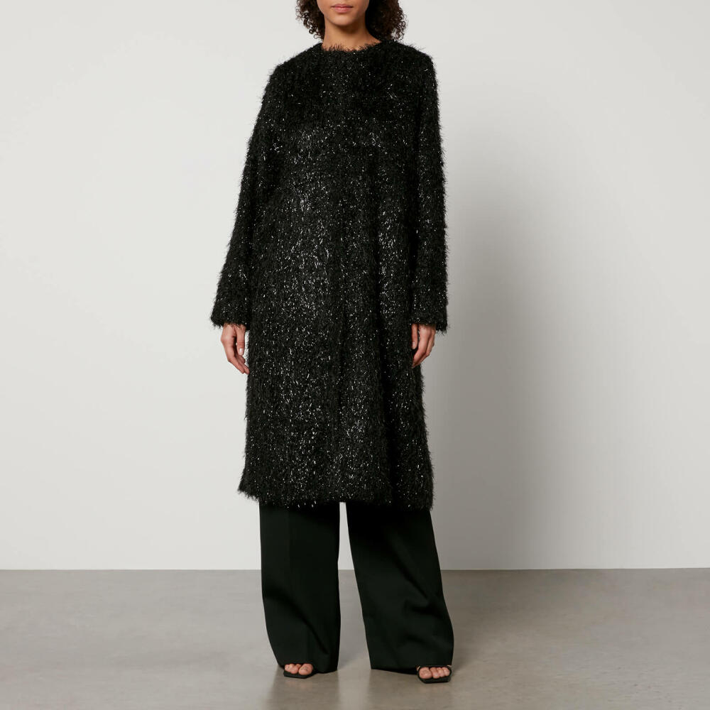 Stine Goya Alec Lurex Faux Fur Coat Cover