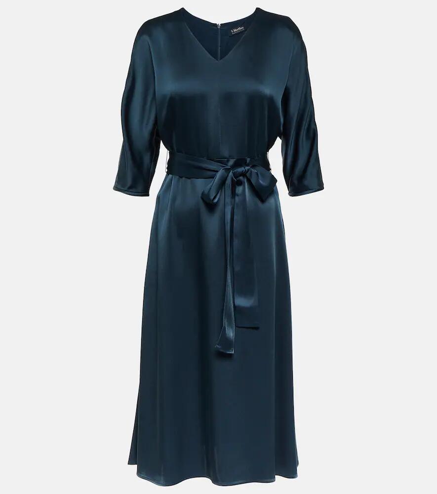 'S Max Mara Pantera satin midi dress Cover