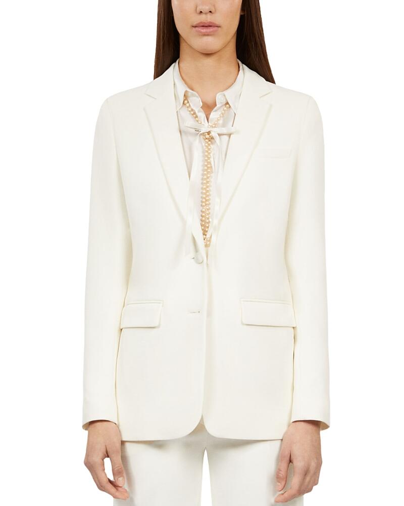 The Kooples Notch Collar Two Button Blazer Cover