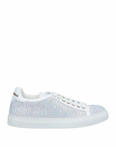 Philipp Plein Woman Sneakers White Soft Leather Cover