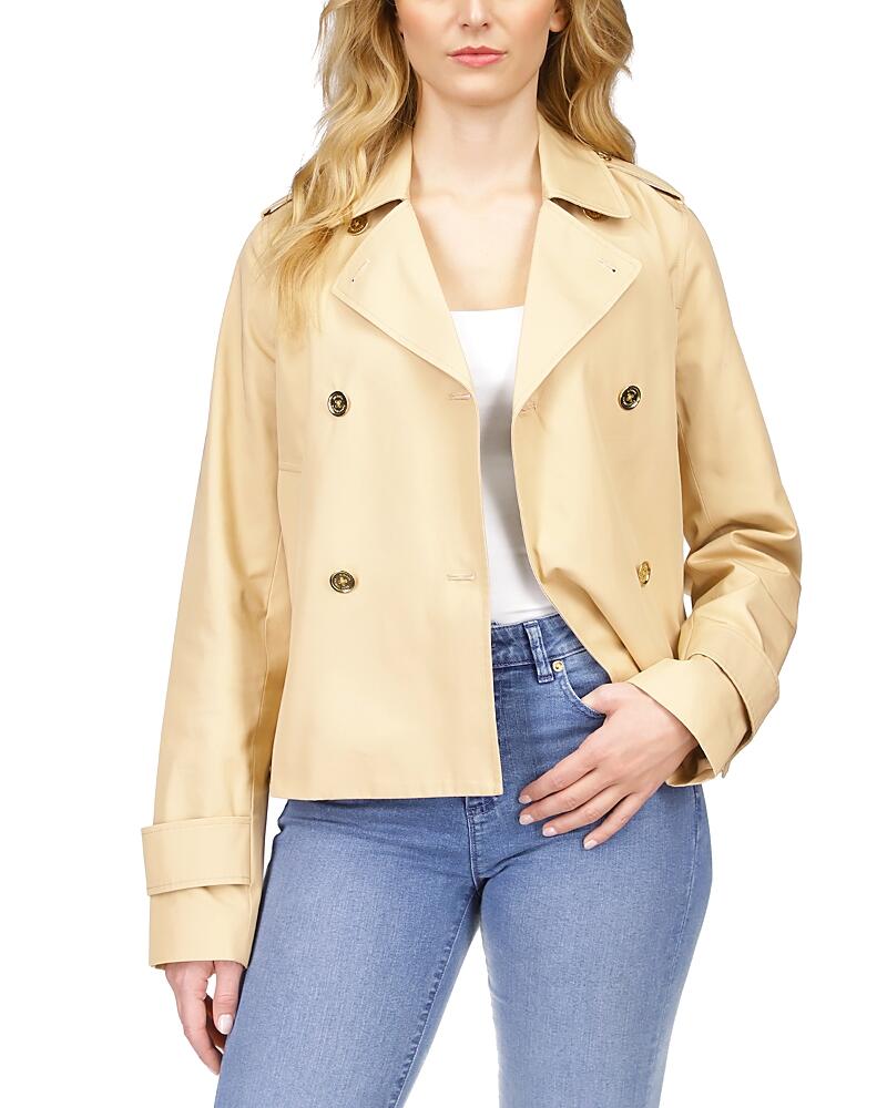 Michael Michael Kors Cropped Twill Peacoat Cover