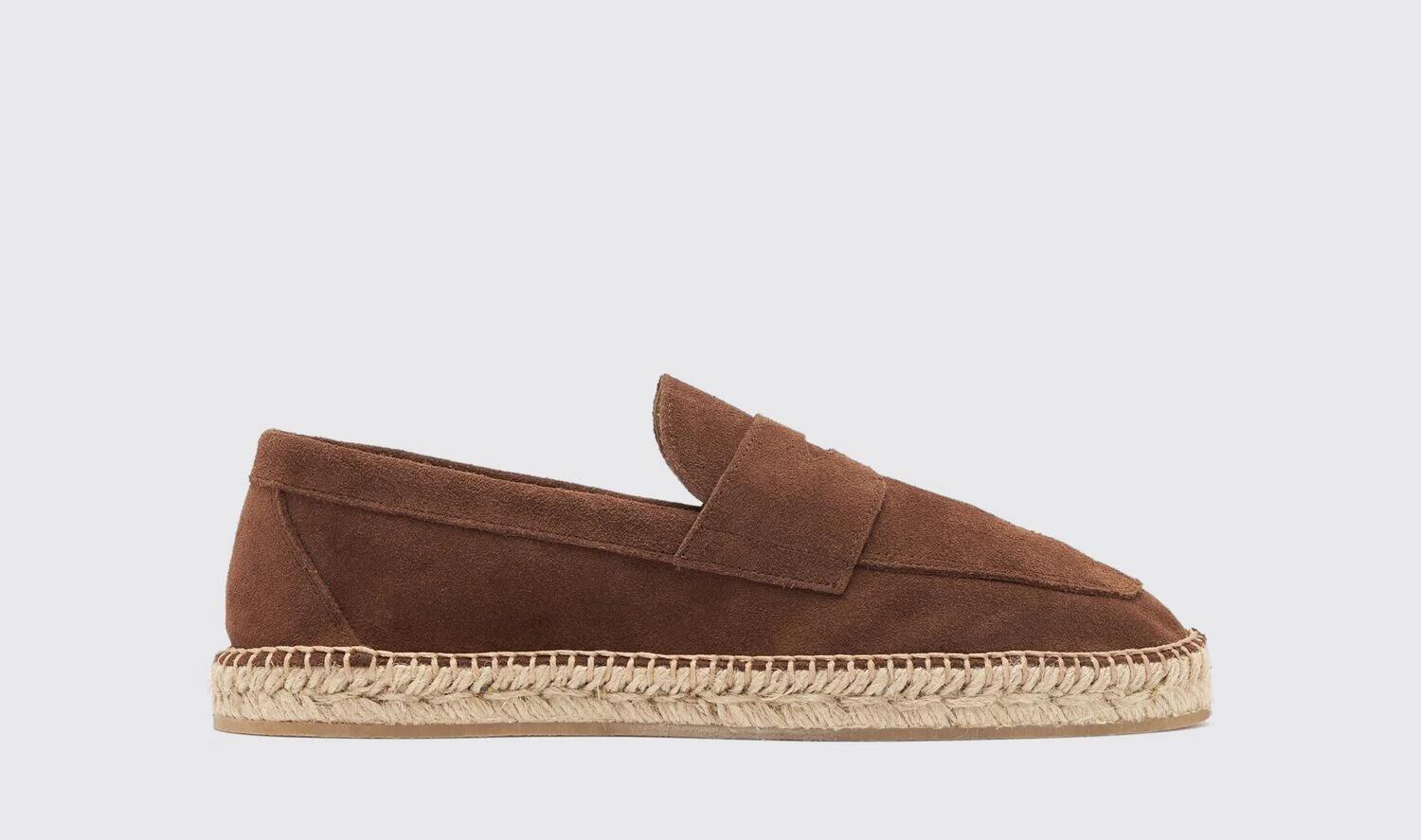 Scarosso Espadrilles Diego Chestnut Suede Suede Leather Cover