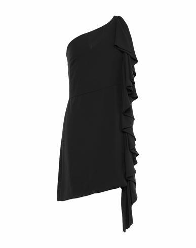 Marc Ellis Woman Mini dress Black Polyester Cover