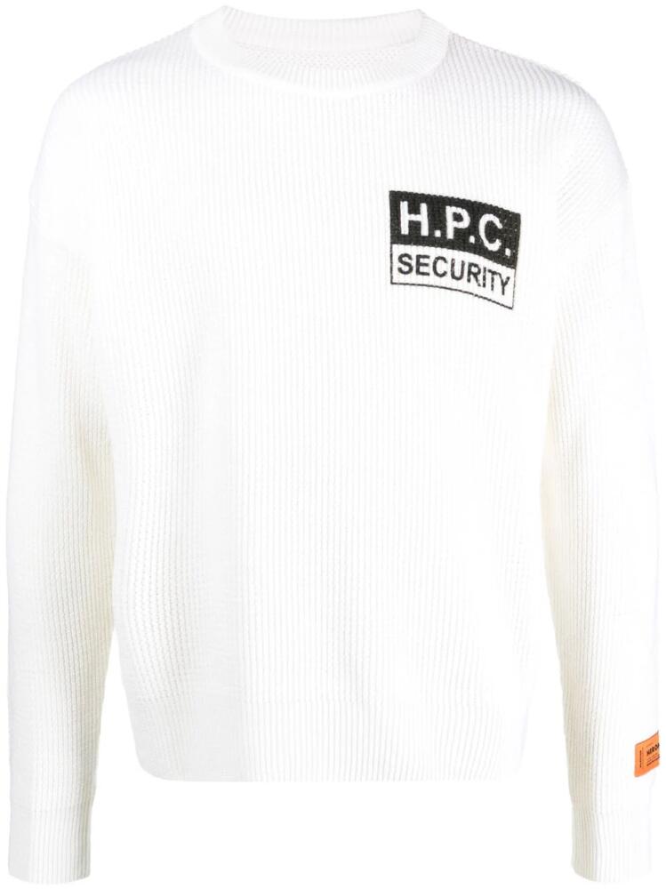 Heron Preston H.P.C. Security jumper - White Cover