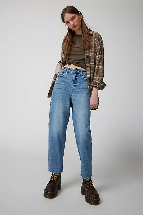 Daze Denim Sundaze Cropped High-Rise Utility Jean in Tinted Denim Cover