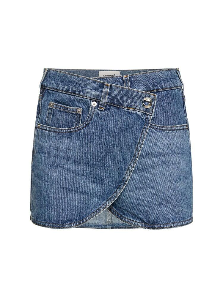 COPERNI Cotton Denim Mini Skirt Cover