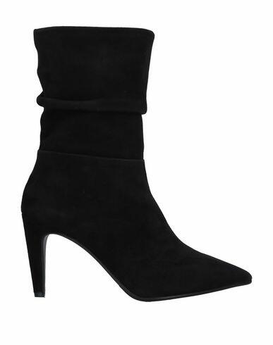 Elvio Zanon Woman Ankle boots Black Leather Cover