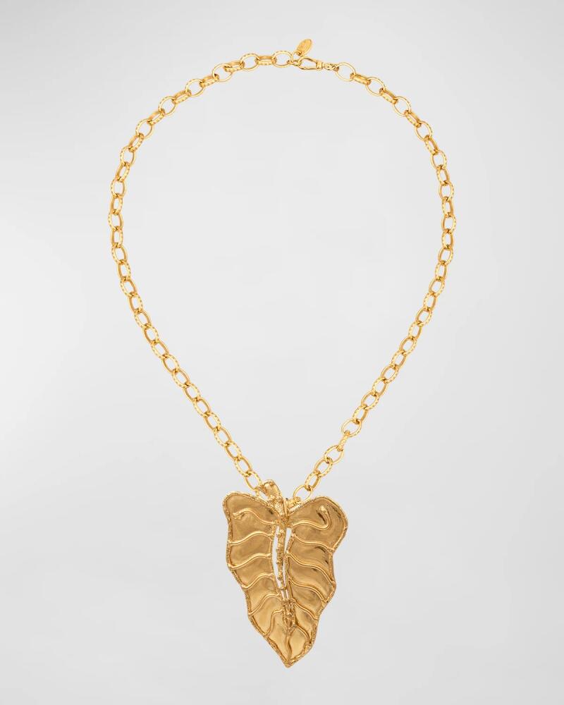 Sylvia Toledano Leaf Pendant Necklace Cover