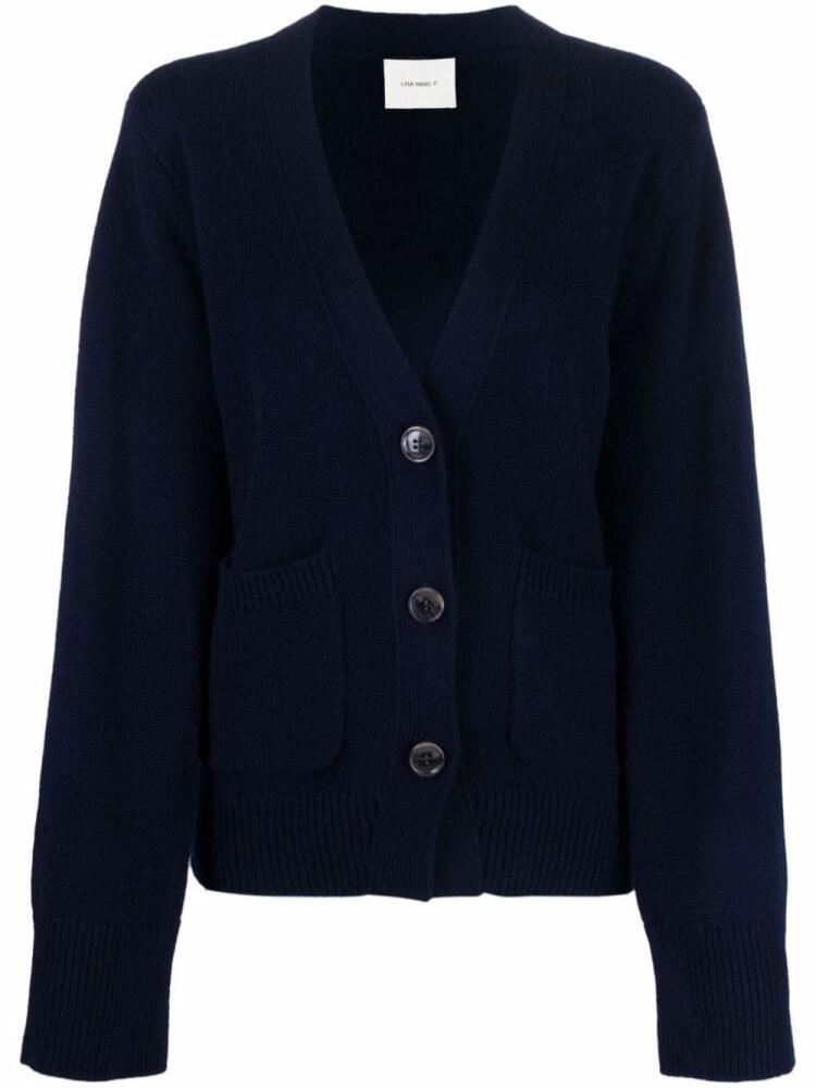 Lisa Yang Danni V-neck knitted cardigan - Blue Cover