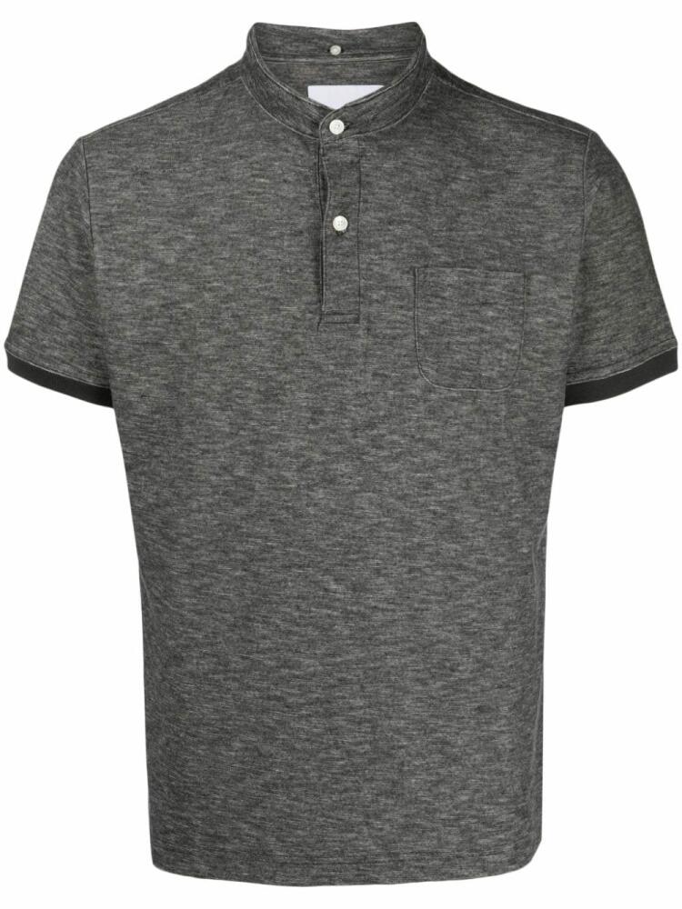 Private Stock The Felix mélange-effect polo shirt - Grey Cover