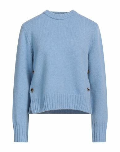 Bottega Veneta Woman Sweater Sky blue Wool Cover