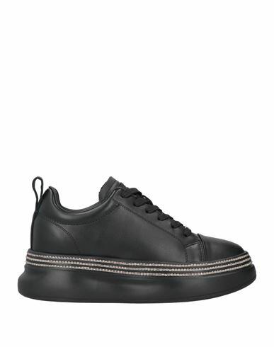 Baldinini Woman Sneakers Black Leather Cover