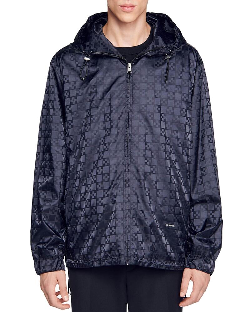 Sandro Surf Hooded Windbreaker Jacket Cover