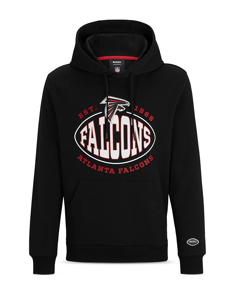 Boss Nfl Atlanta Falcons Cotton Blend Printed Regular Fit Hoodie Cover