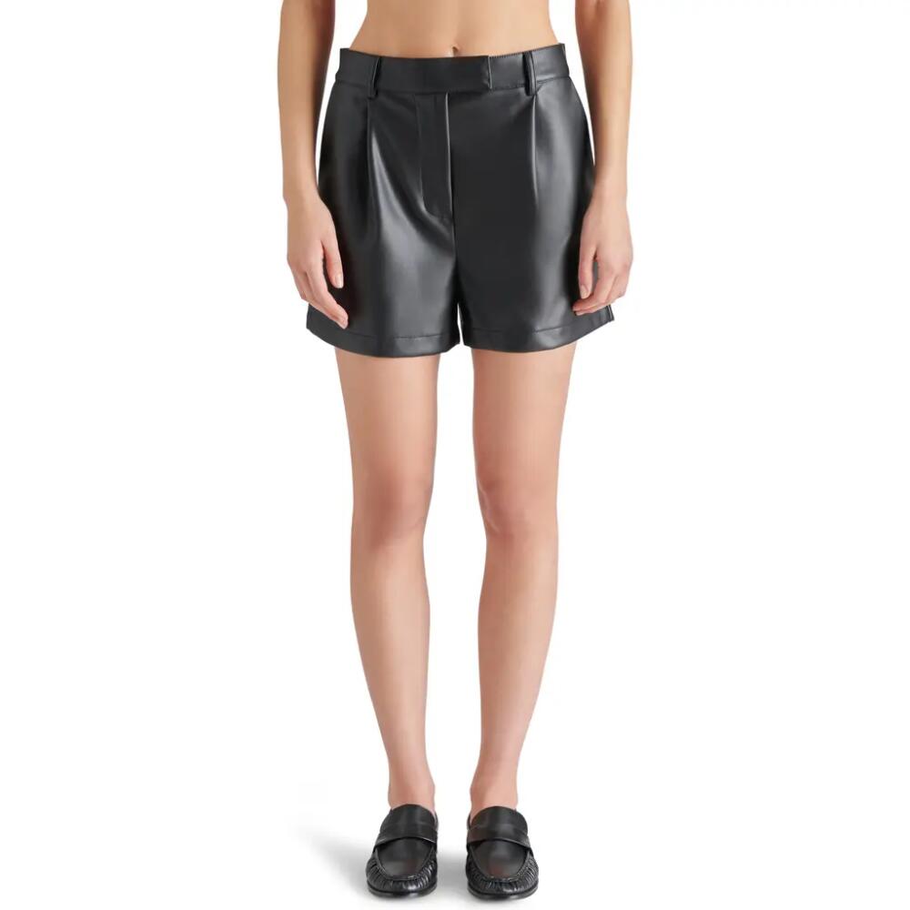 Steve Madden Imelda Faux Leather Shorts in Black Cover