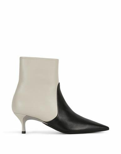 Furla Furla Cod Ankle Boot T. 50 Woman Ankle boots Ivory Soft Leather Cover