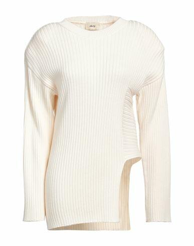 Akep Woman Sweater Ivory Wool, Acrylic Cover