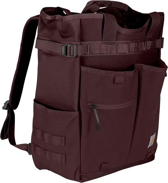 Carhartt 28L Nylon Cinch-Top Convertible Tote (Port) Bags Cover