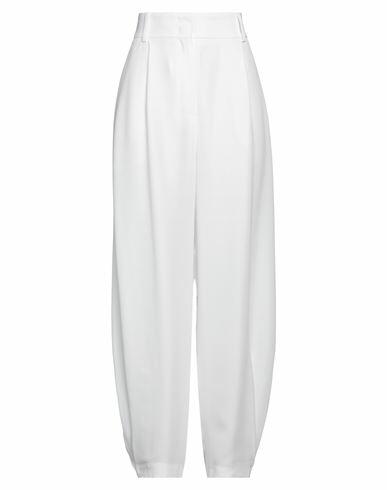 Rochas Woman Pants White Viscose, Acetate, Cupro Cover