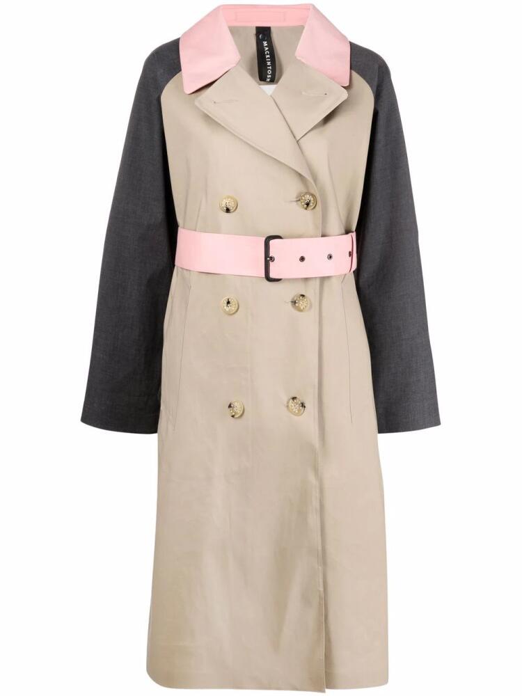 Mackintosh AVA double-breasted trench coat - Neutrals Cover