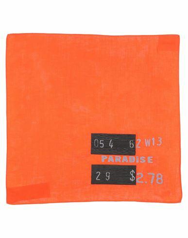 Jil Sander Man Scarf Orange Cotton Cover