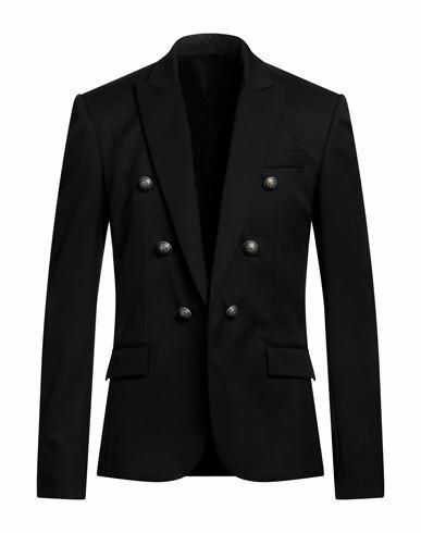 Balmain Man Blazer Black Wool Cover