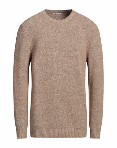 Kangra Man Sweater Khaki Alpaca wool, Cotton, Polyamide, Wool, Elastane Cover