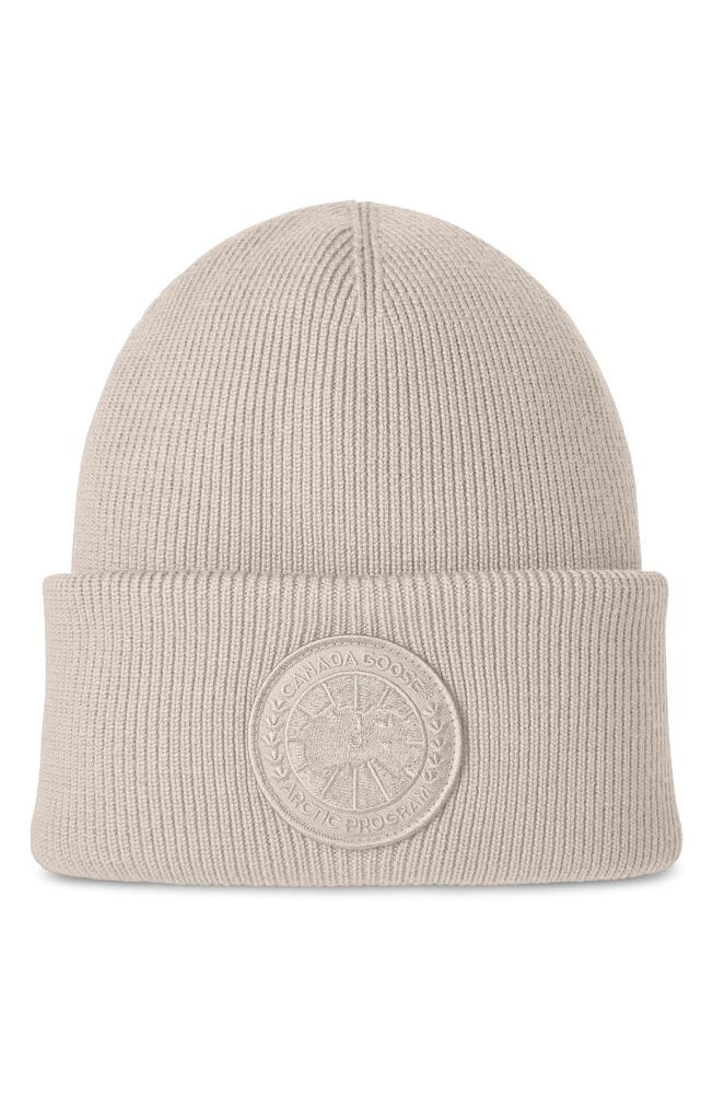 Canada Goose Arctic Merino Wool Toque Beanie in Lucent Rose Cover