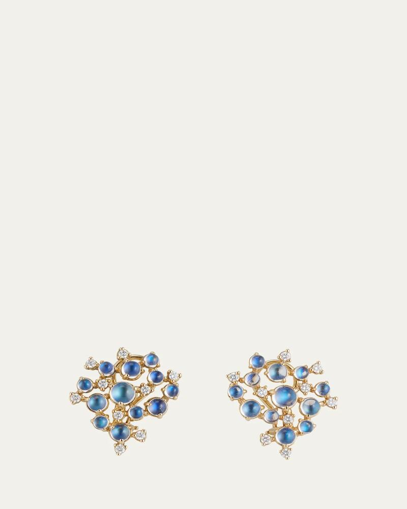 Paul Morelli Moonstone & White Diamond Bubble Cluster Earrings Cover