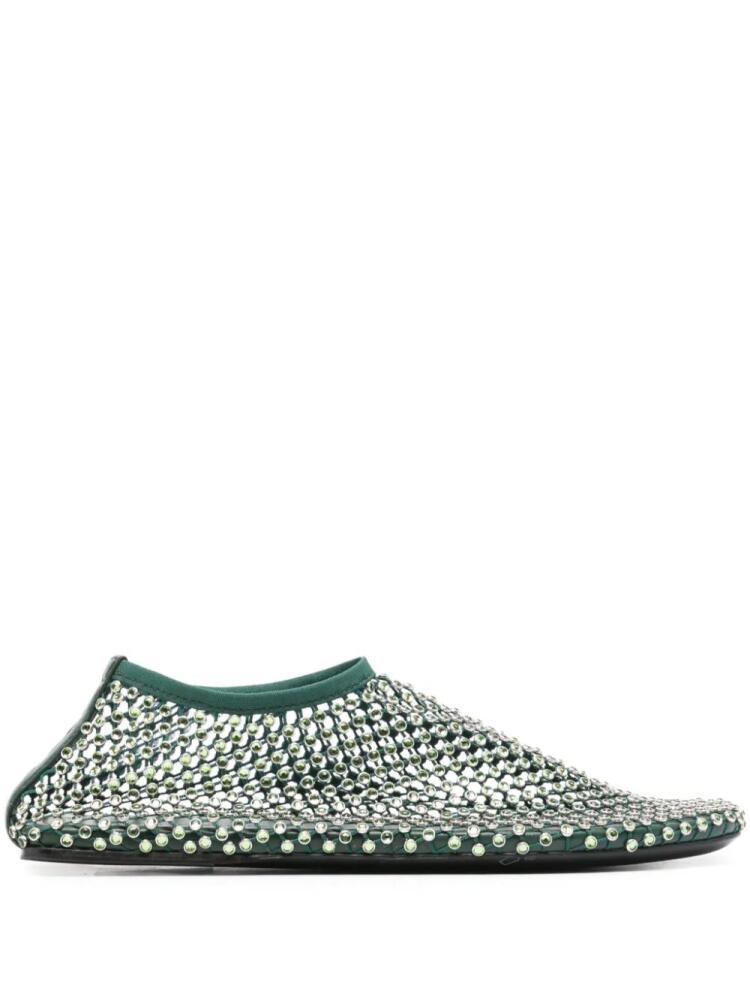 Christopher Esber Minette ballerina flats - Green Cover