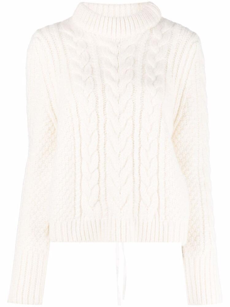 Cecilie Bahnsen Hope open-back jumper - White Cover