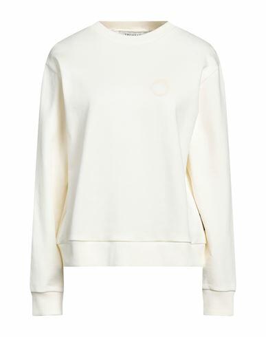 Trussardi Woman Sweatshirt Cream Cotton, Elastane Cover