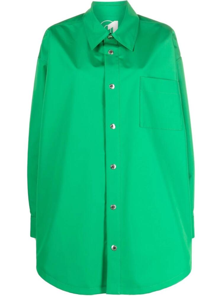 Khrisjoy oversize boyfriend shirt - Green Cover